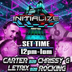 INITIALIZE - THE EMPIRE - DJ’s CHRISSY G & CARTER - MC’s LETRIX & ROCKING