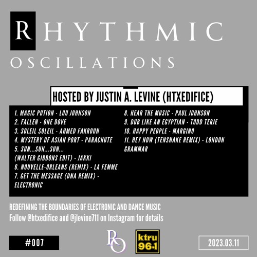 Rhythmic Oscillations 007 (2023.03.11)