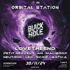 SCRIZ 🥷🥷 - ORBITAL STATION BLACK HOLE - DNB MIX (30/11/2024)