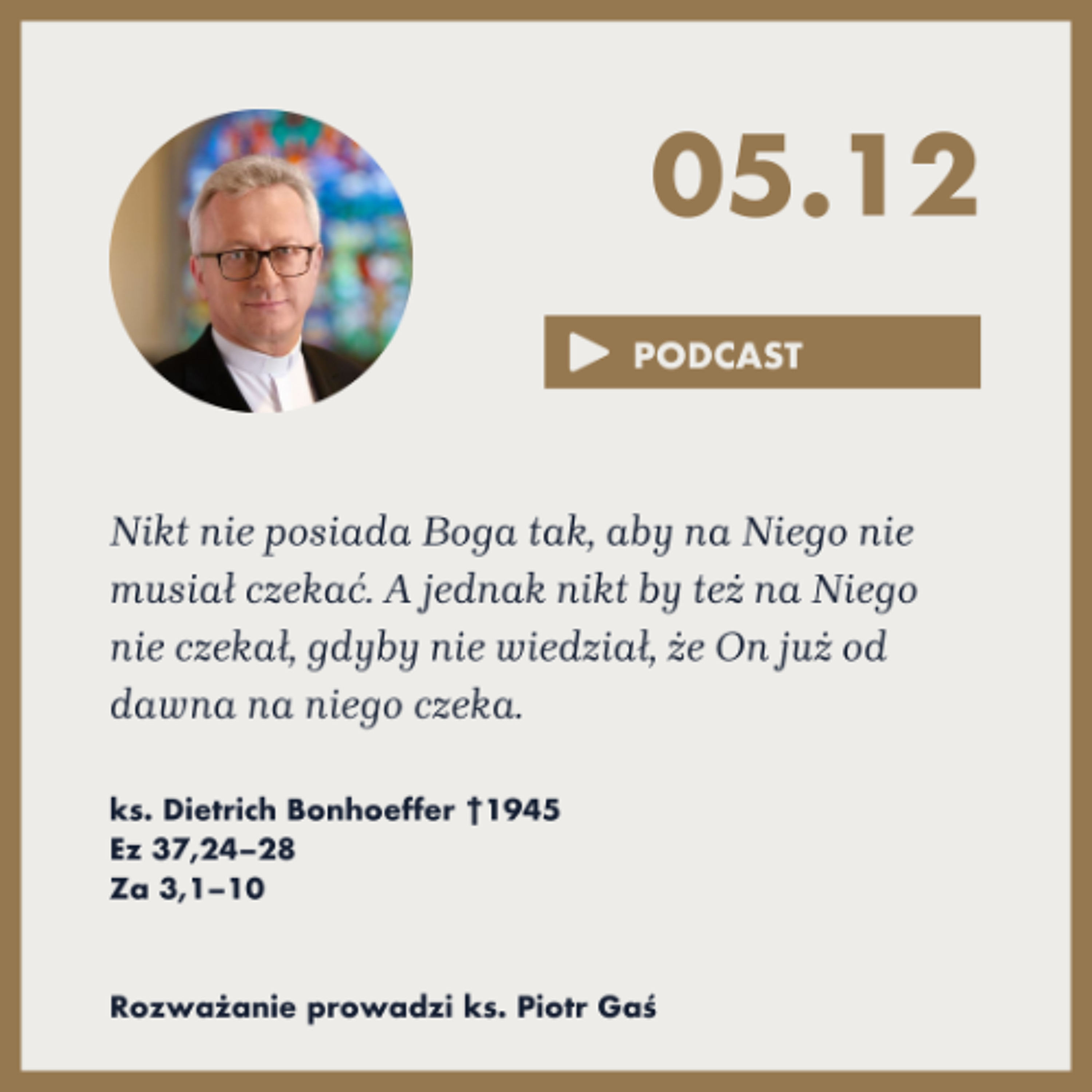 Rozważanie z nabożeństwa adwentowego z dnia 5 grudnia 2025r episode artwork
