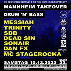 Dan FX w MC Stagerocka & MC DC @ Mannheim Takeover 10.12.2022