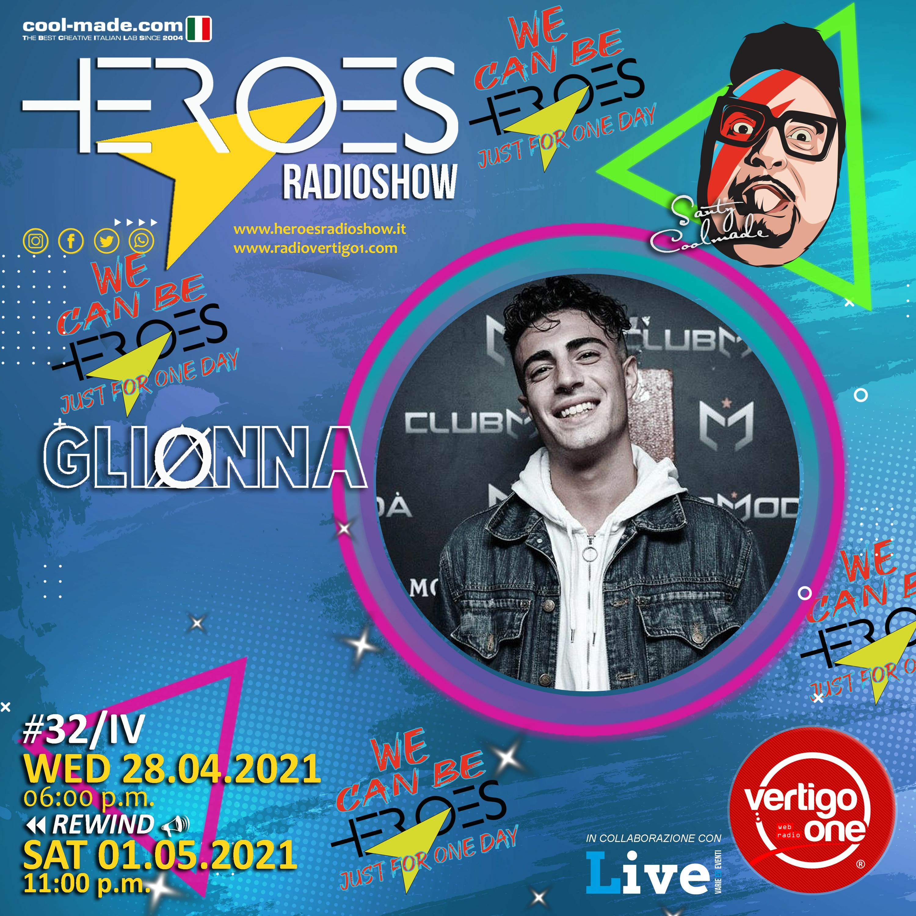 #32/2020-21> HEROES RadioShow - Special Guest GLIONNA episode artwork