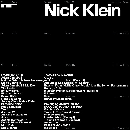 NR Sound Mix 077 Nick Klein