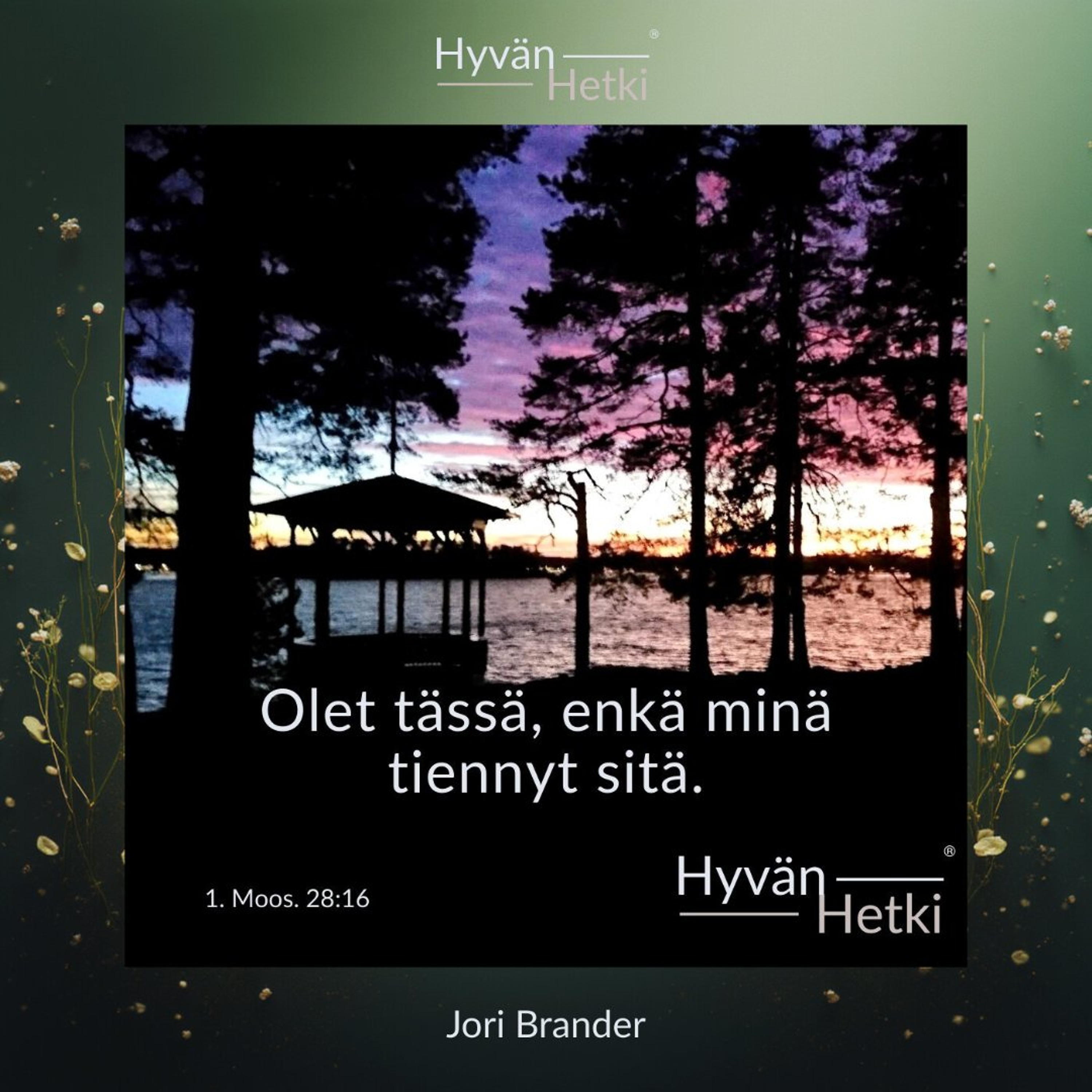 Olet tässä, enkä minä tiennyt sitä. (13.08.2026) episode artwork