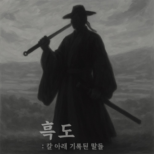 흑도 (黑道) : 칼 아래 기록된 말들