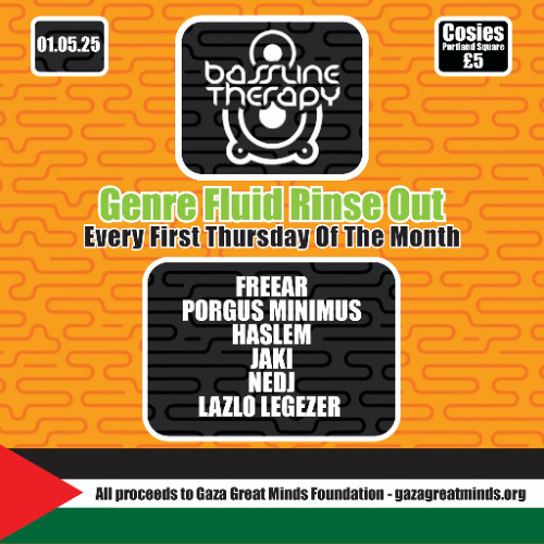 BASSLINE THERAPY @ Cosies 01/05/25