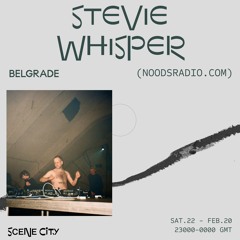 Scene city #07 w/ Stevie Whisper (22.02.20, Noods Radio)