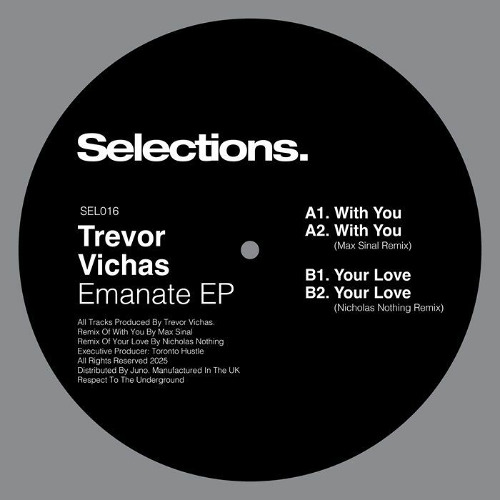 Trevor Vichas EMANATE EP PREMIERS