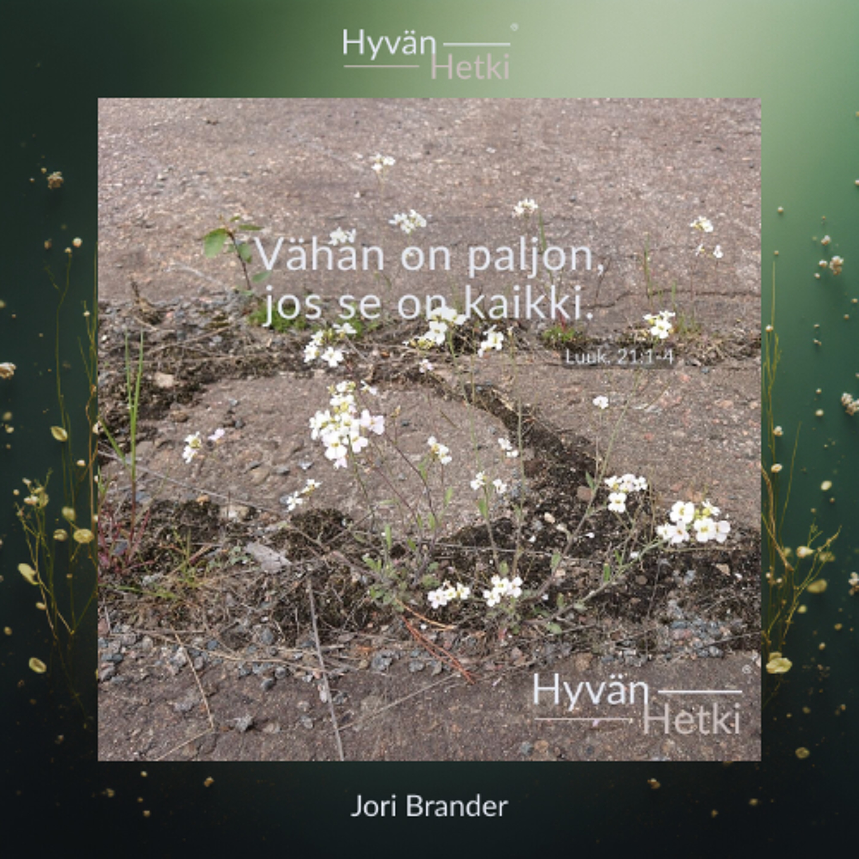 Vähän on paljon, jos se on kaikki. (18.06.2026) episode artwork