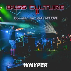 WHYPER @ BASS CULTURE II (Opening for uSAYbFLOW)