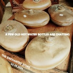 A FEW OLD HOT-WATER BOTTLES ARE CHATTING