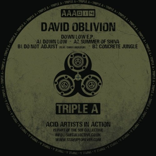 David Oblivion - Down Low (Out Now On Triple A!)