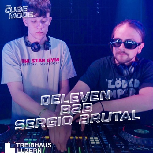Deleven B2B Sergio Brutal | Hard Techno @ CubeMode Vol. 05, Treibhaus Luzern