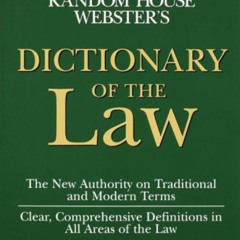 View EBOOK 💖 Random House Webster's Dictionary of the Law by  James E. Clapp EBOOK E