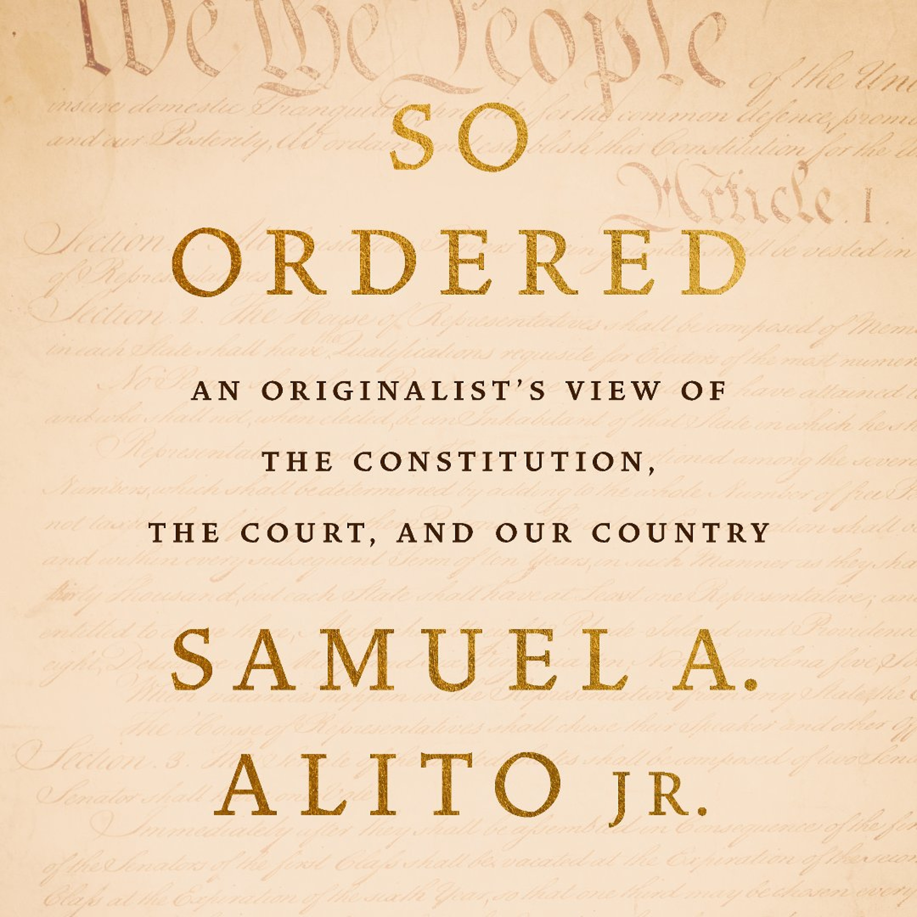 So Ordered by Justice Samuel A. Alito Jr., Read by Charles Constant