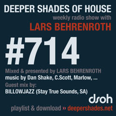 DSOH #714 Deeper Shades Of House w/ guest mix by BILLOWJAZZ