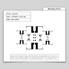 re_late w/ Mara Never (17.07.2025)