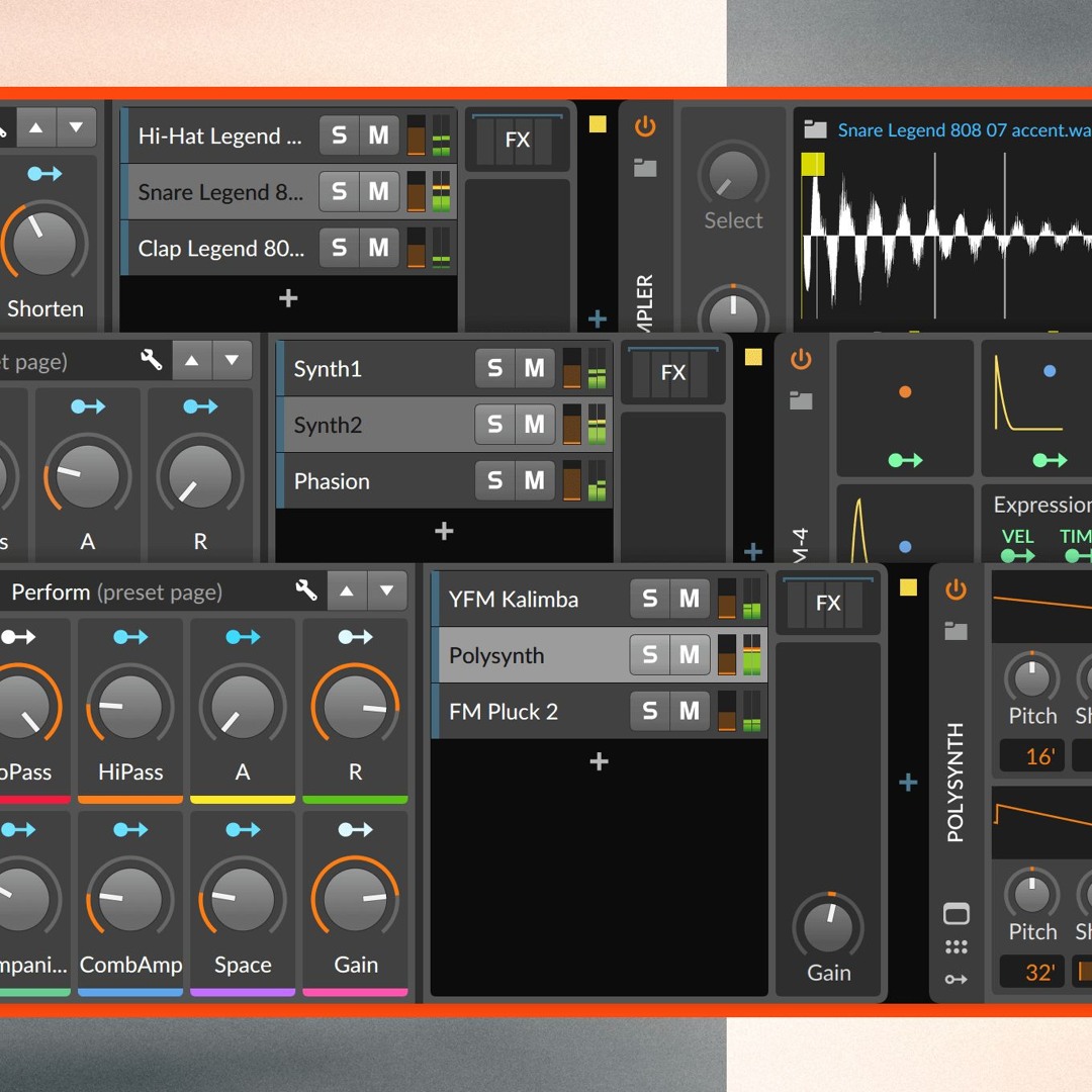 Stream Bitwig | Listen to Layered Sounds Demos playlist online for free ...