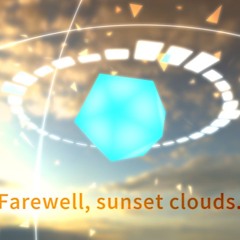 Farewell, sunset clouds.