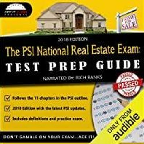 Stream episode PDF{DL}) The PSI National Real Estate License Exam Test