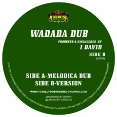 I David Wadadda Dub│Version│7" Vinyl Release