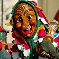 Holzmasken Fasching
