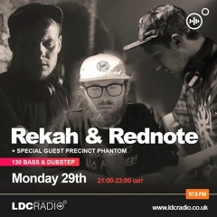 130 Bass and Dubstep show hosted by Rekah & Rednote 29 NOV 2021