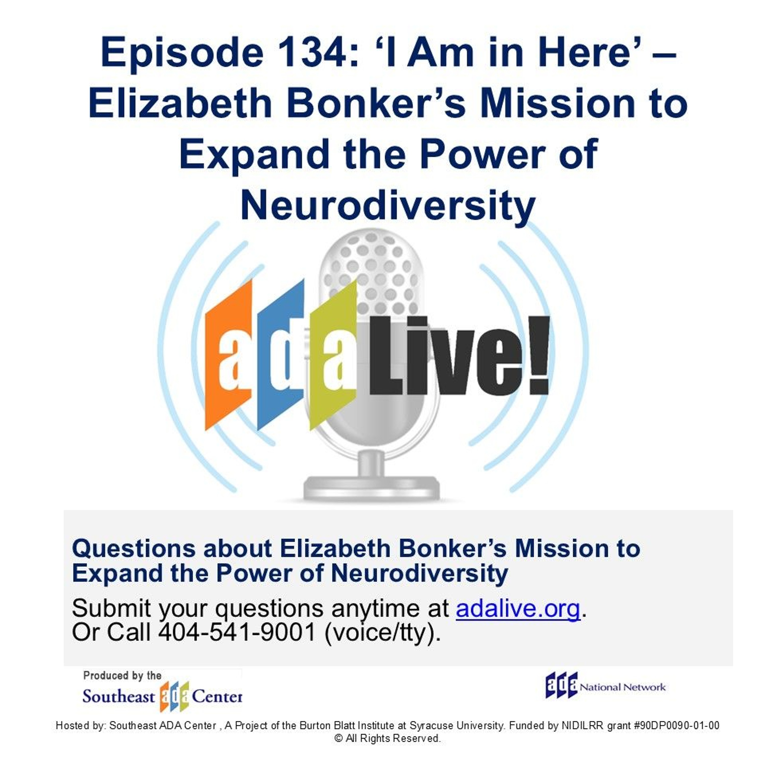 Episode 134:  ‘I Am in Here’ – Elizabeth Bonker’s Mission to Expand the Power of Neurodiversity episode artwork