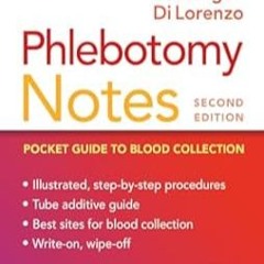 🥖#DOWNLOAD# PDF Phlebotomy Notes Pocket Guide to Blood Collection 🥖