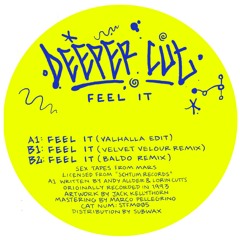 Deeper Cut - Feel It (Incl. Velvet Velour and Baldo Remixes) (STFM005)