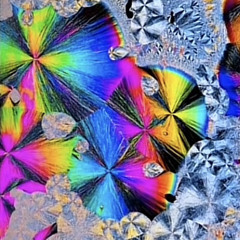 tie dye / iridescent