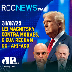 EUA recua do tarifaço, mas aplica Lei Magnitsky contra Moraes