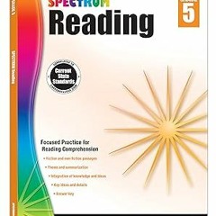 *=KINDLE Spectrum Reading Comprehension Grade 5 Workbooks, Ages 10 to 11, 5th Grade Reading Com