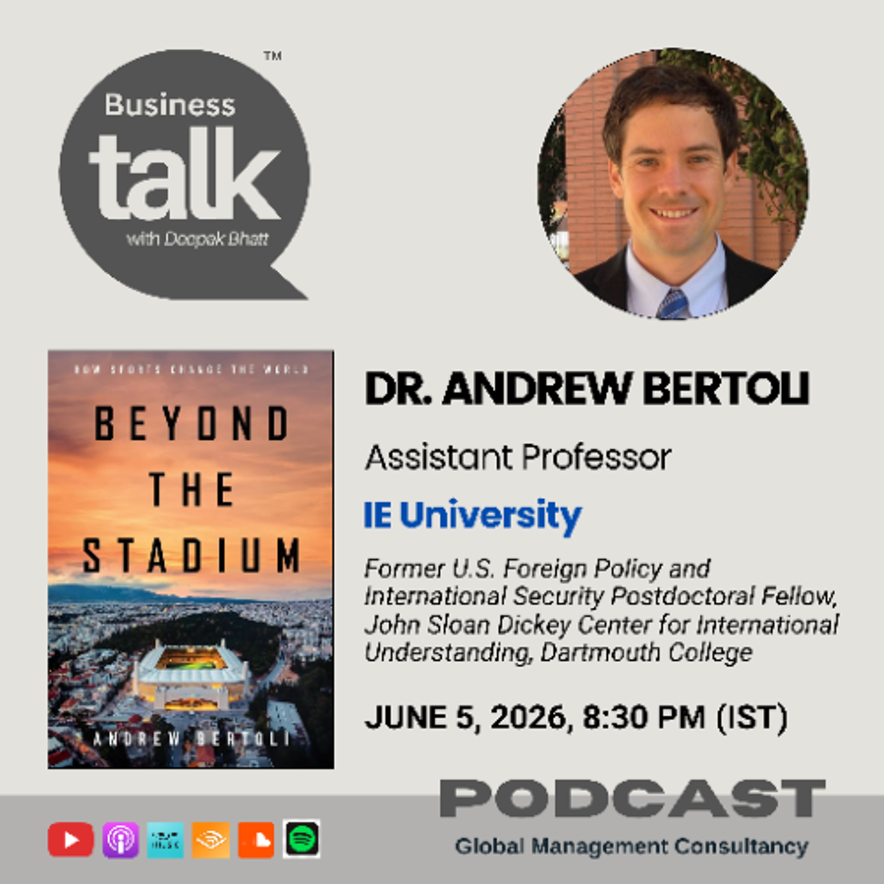 Can Sports Fuel Nationalism and Conflict? Dr. Andrew Bertoli Explains episode artwork