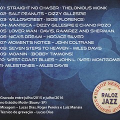 CD - RALOZ JAZZ BEBOP SESSION - Milestones.