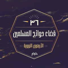 ٣٦- قضاء حوائج المسلمين - الحديث السادس والثلاثون - شرح الأربعين النووية - شريف علي