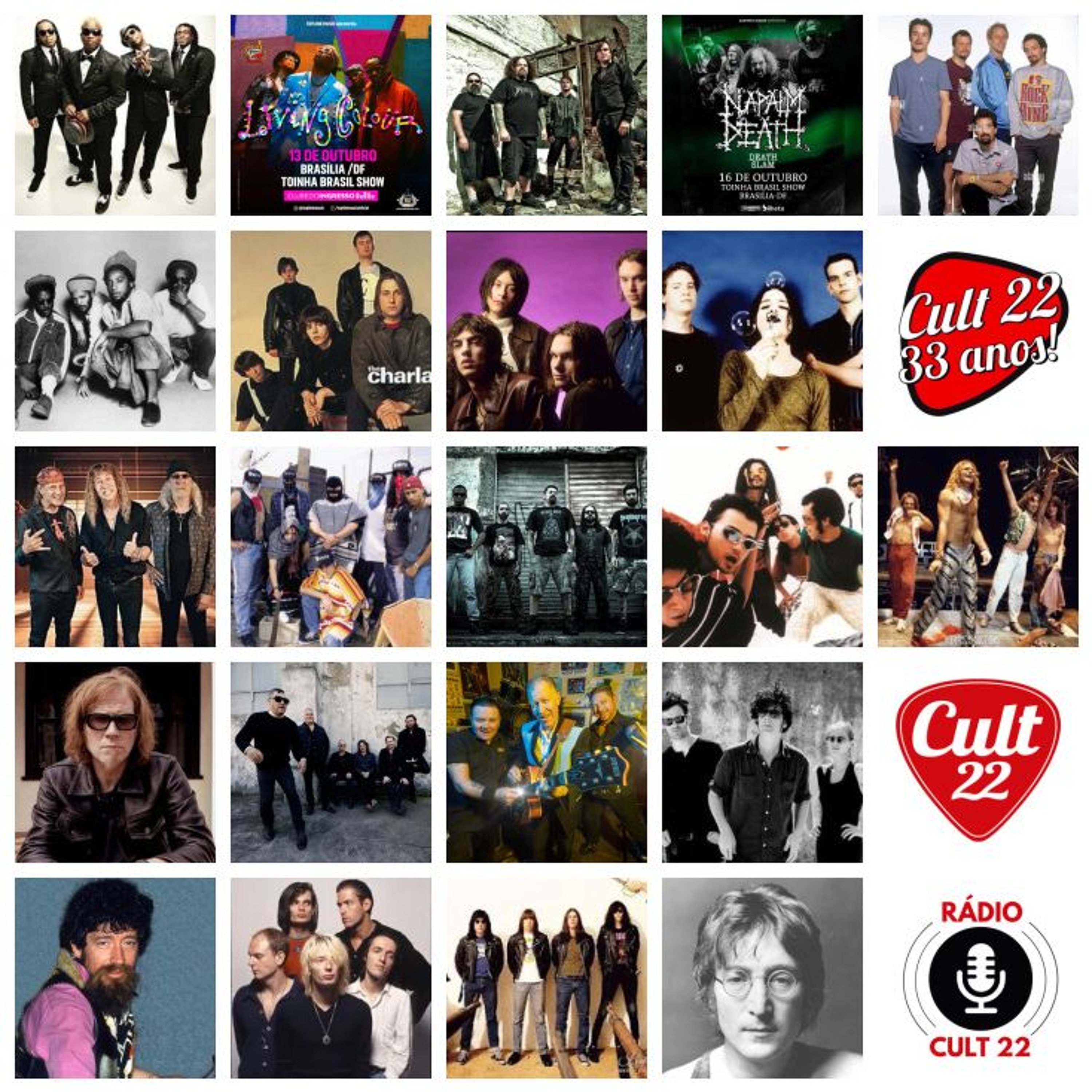 Cult 22 - Rock e Pop sem discriminação