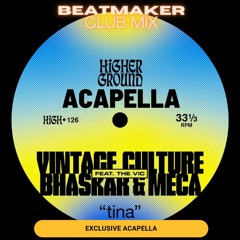 Vintage Culture - Tina (Acapella )128 Bpm - FULL ACAPELLA DOWNLOAD