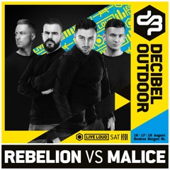 Rebelion vs. Malice @ Decibel outdoor 2019 - Raw Hardstyle outdoor - Saturday