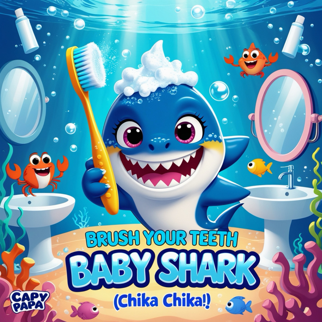 Stream Brush Your Teeth Baby Shark (Chika Chika!) by Capy Papa | Listen ...