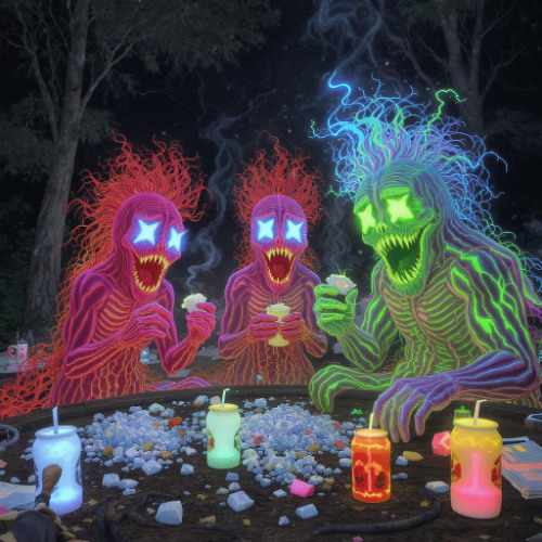 ghosts on acid (and speed)