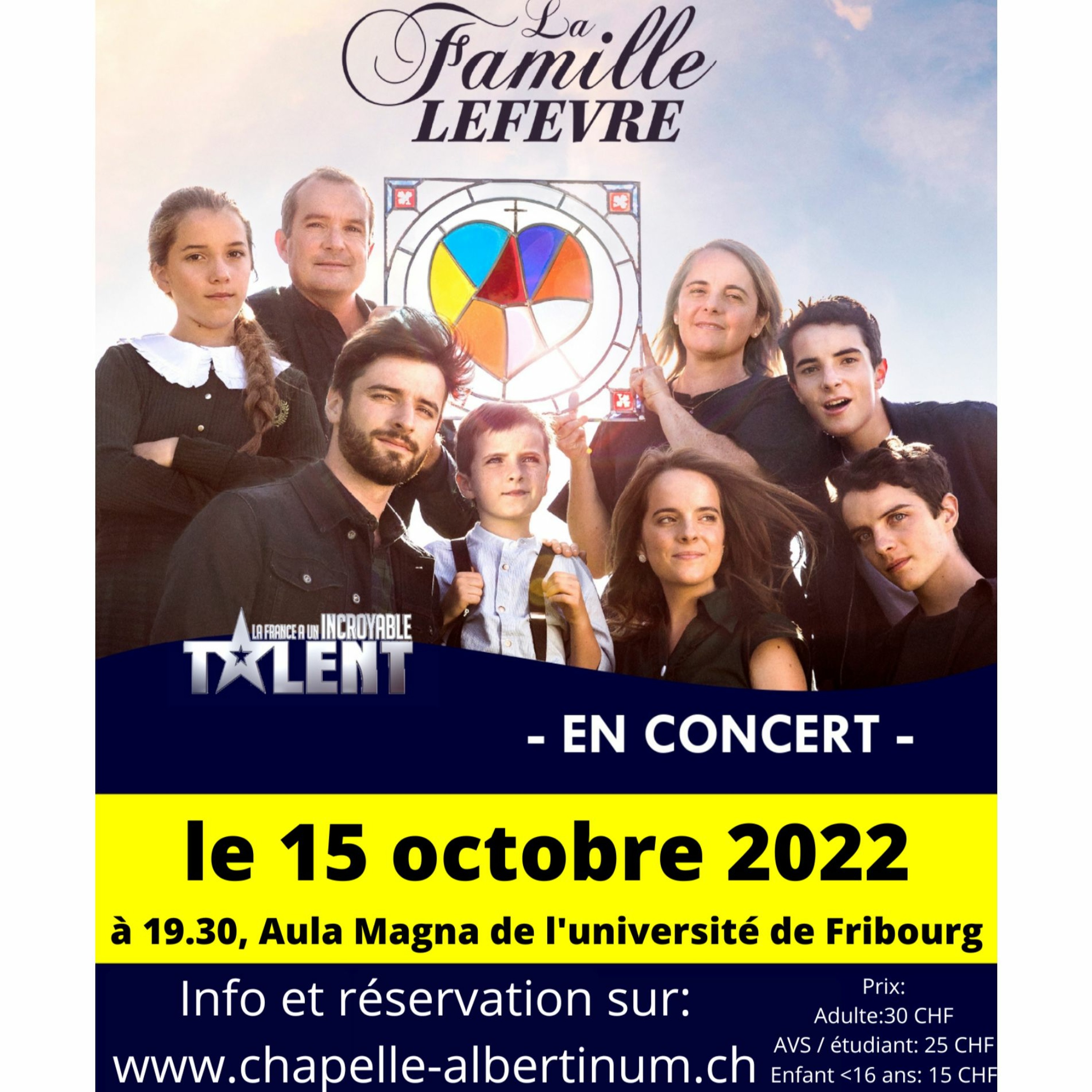 La famille Lefèvre en concert à Fribourg ! - 13.10.2022 episode artwork