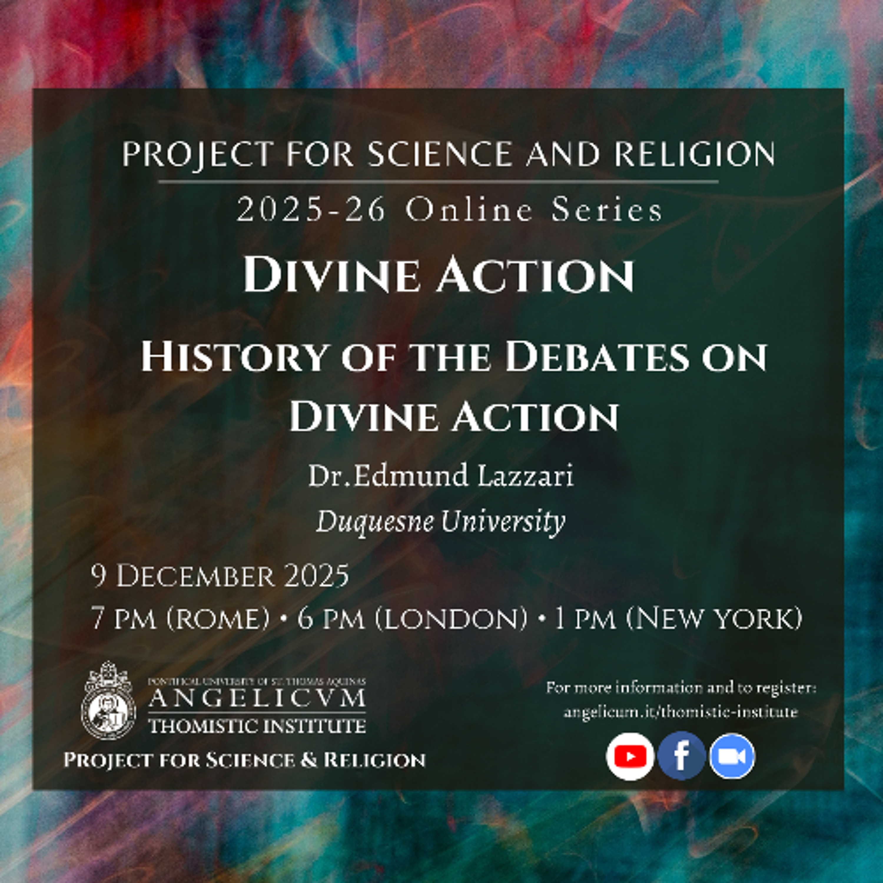 History of the Debates on Divine Action | Dr. Edmund Lazzari