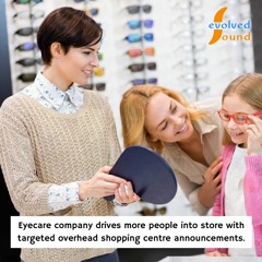 Specsavers Overhead Shopping Center Announcement - Sheldon on voice