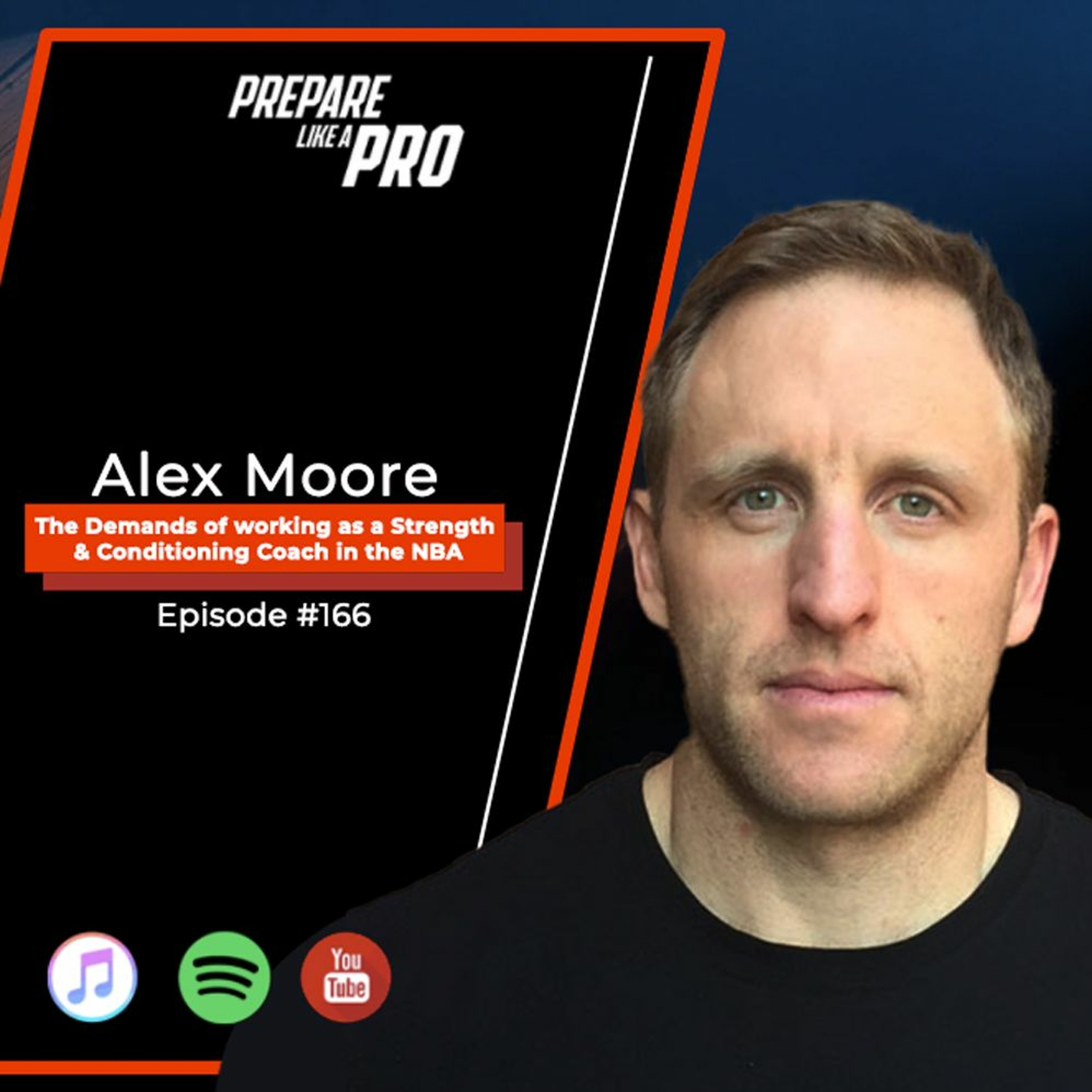 #166 - Alex Moore The Demands of working as a Strength & Conditioning Coach in the NBA episode artwork