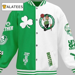 Celtics '23-'24 Finals Champs Different Here Baseball Jacket