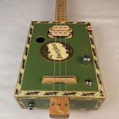 Brick House Humbucker 3 String Cigar Box Guitar CBG #2592