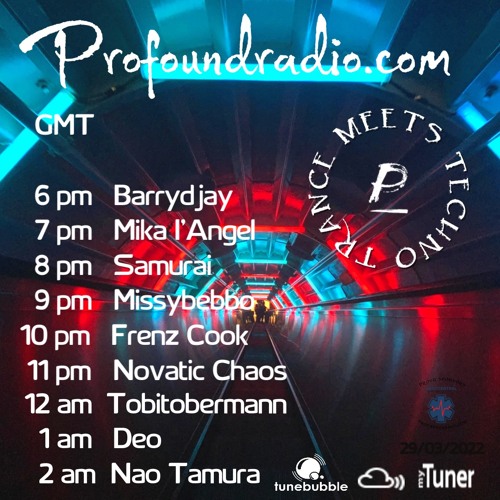 TRANCE MEETS TECHNO Profoundradio.com  Nao Tamura