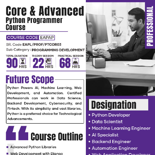 Core & Advanced Python Programmer - Elysium Academy - Professional Course (தமிழ்)