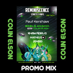 Colin Elson - Promo Mix for Reminiscence Strictly Vinyl - 28th Nov 2025